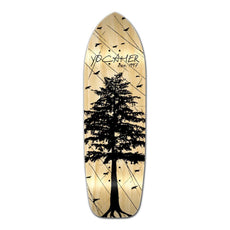 Punked Old School Longboard Deck - In the Pines Natural - Longboards USA