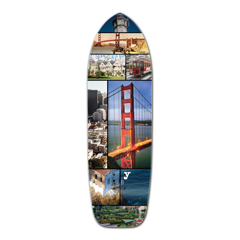 Punked Old School Longboard Deck - San Francisco - Longboards USA