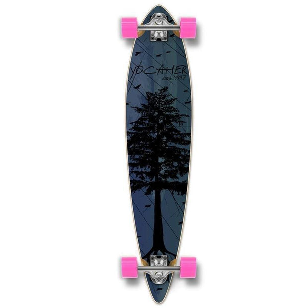 Punked Pintail In The Pines Blue 40 inches Longboard - Longboards USA