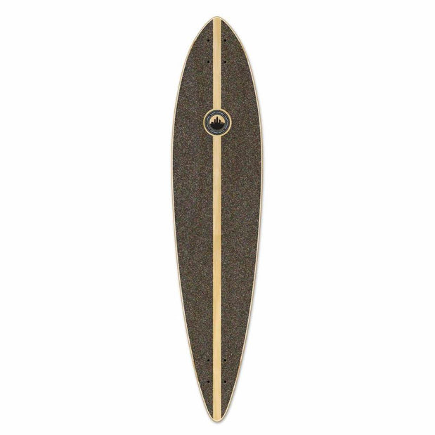 Punked Pintail Longboard Deck Checker Orange - Longboards USA