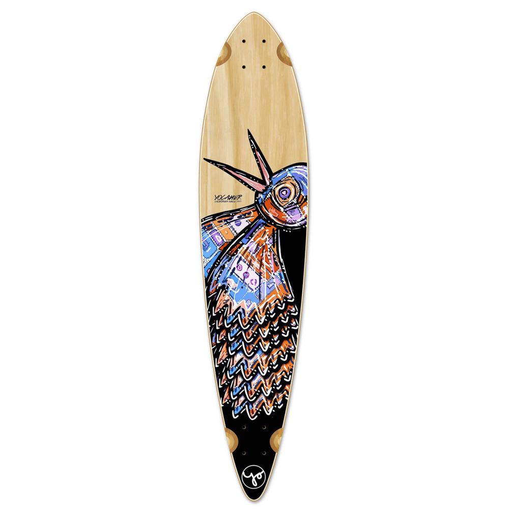 Punked Pintail Longboard Deck - The Bird Natural - Longboards USA