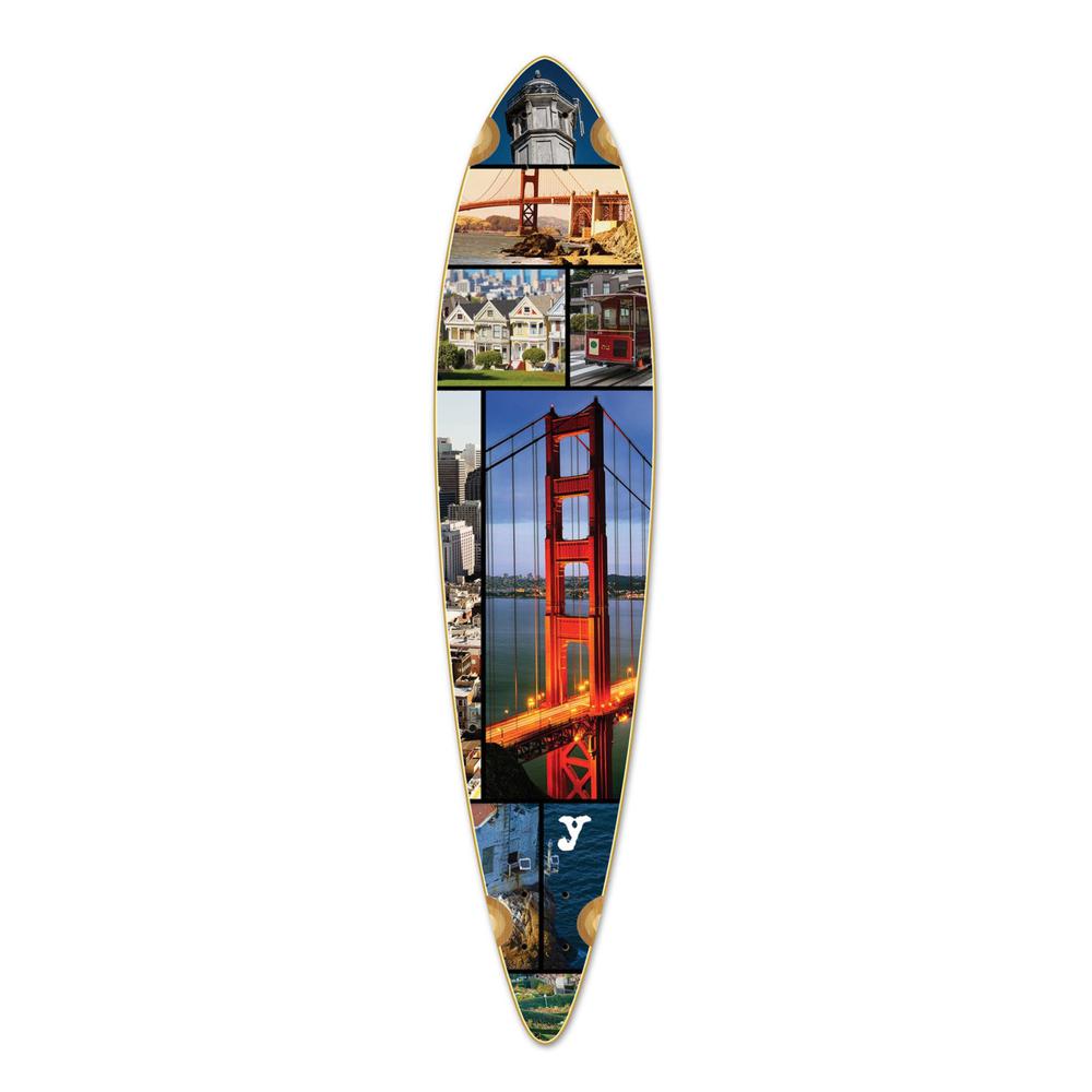 Punked Pintail San Francisco Longboard Deck - Longboards USA