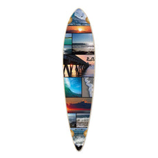 Punked Pintail Seaside Longboard Deck - Longboards USA