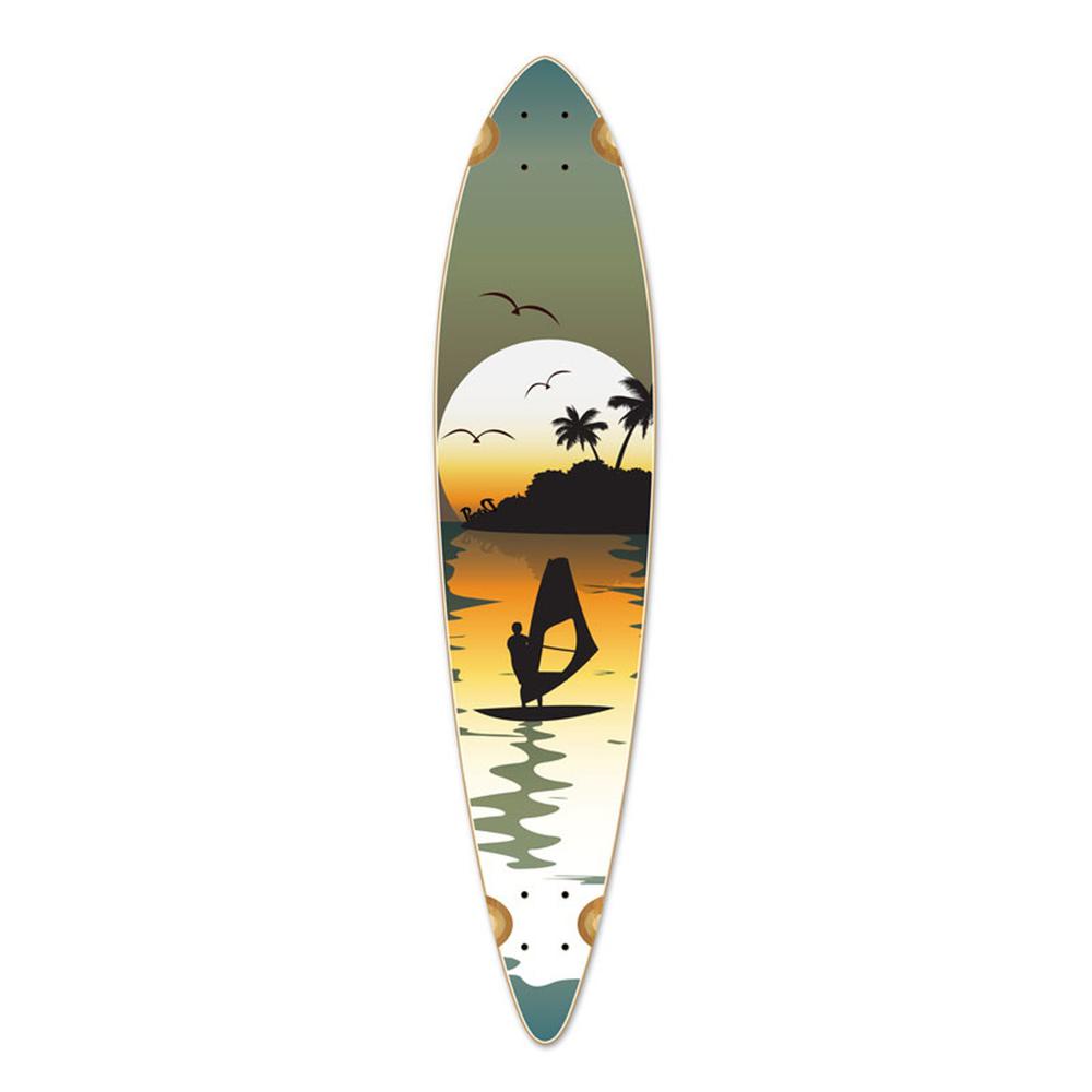 Punked Pintail Surfer Longboard Deck - Longboards USA