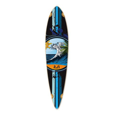 Punked Pintail Wave Longboard Deck - Longboards USA