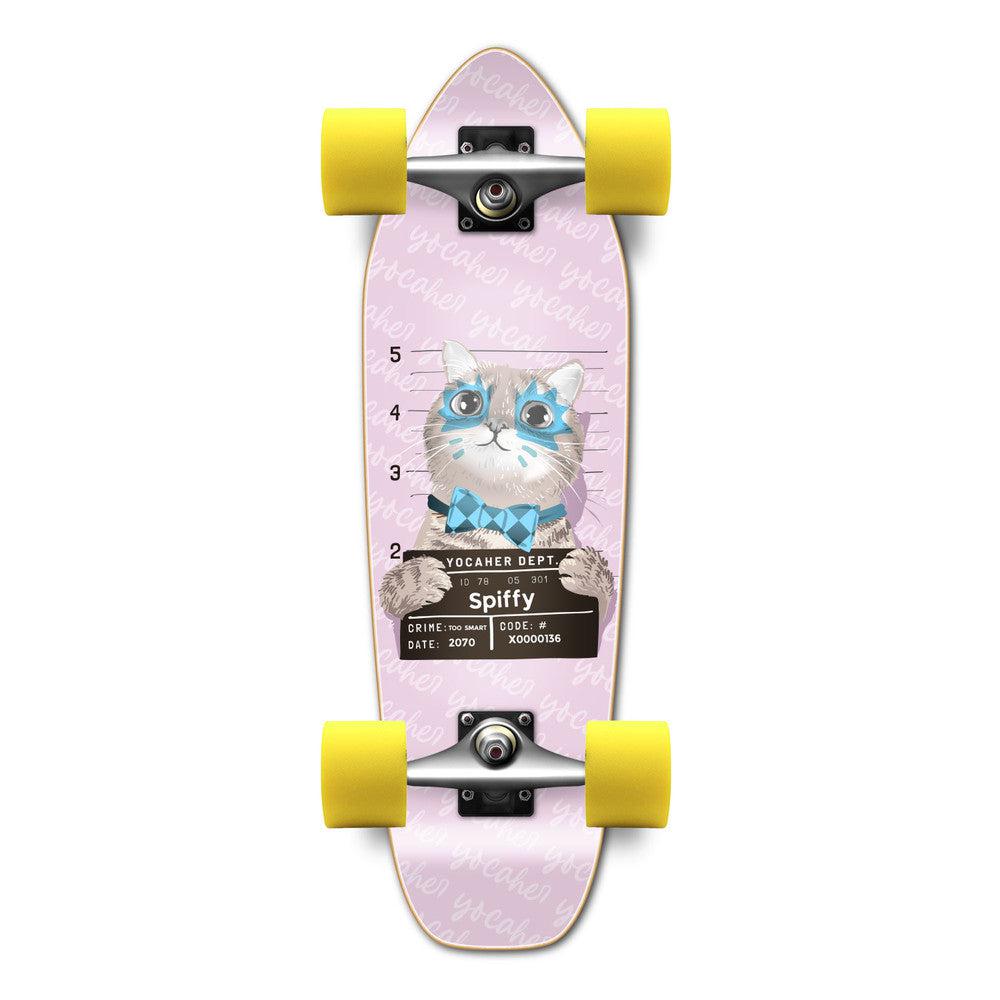 Punked Longboards Rockstar Kitty Cat 27