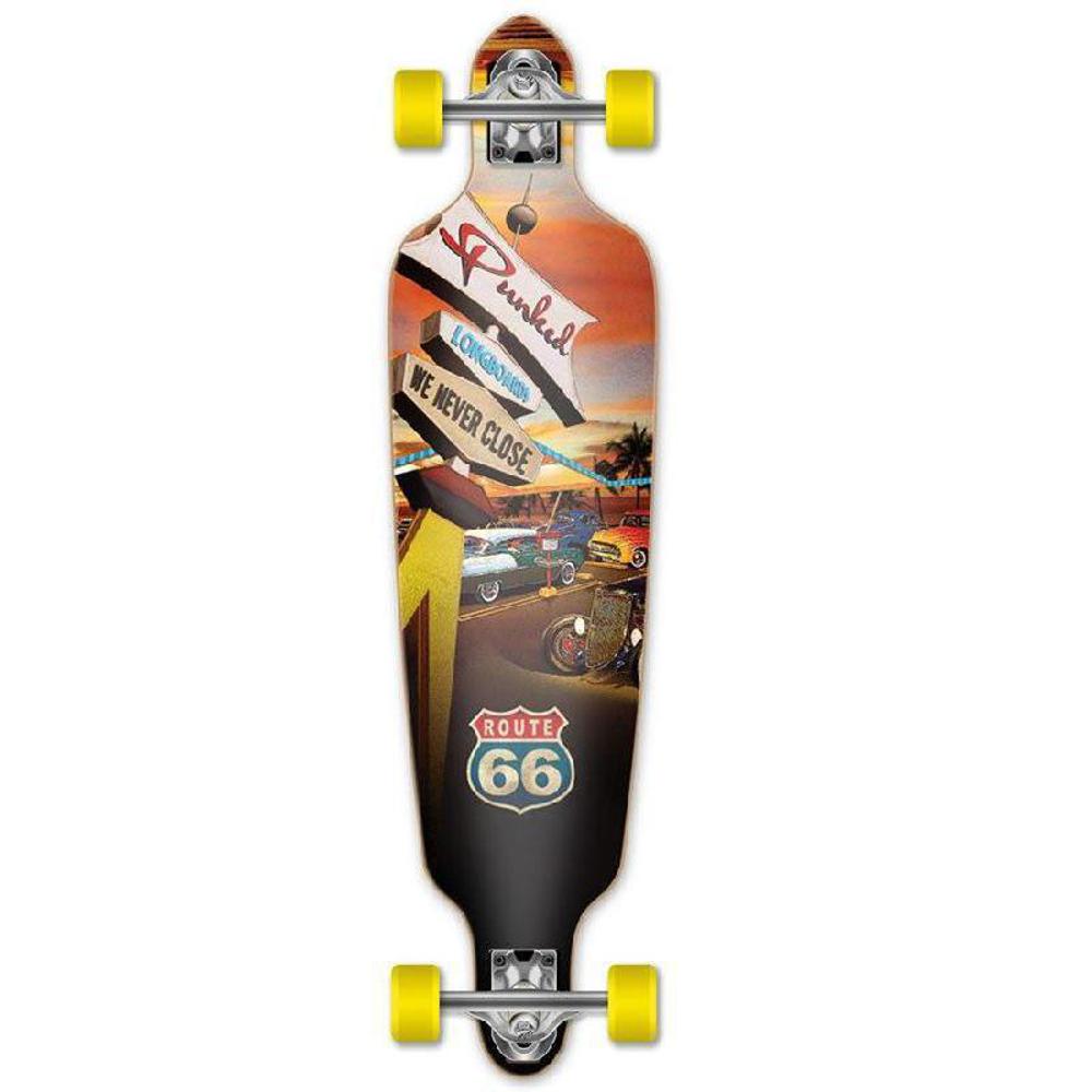 Punked Route 66 Series - Diner Drop Through 41" Longboard - Longboards USA