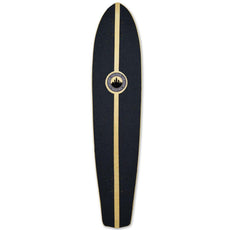 Punked Slimkick Longboard Deck - Ripple - Longboards USA