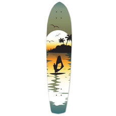 Punked Slimkick Longboard Deck - Surfer - Longboards USA