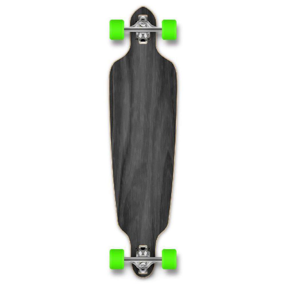 Punked Stained Black Drop Through Blank Longboard - Longboards USA