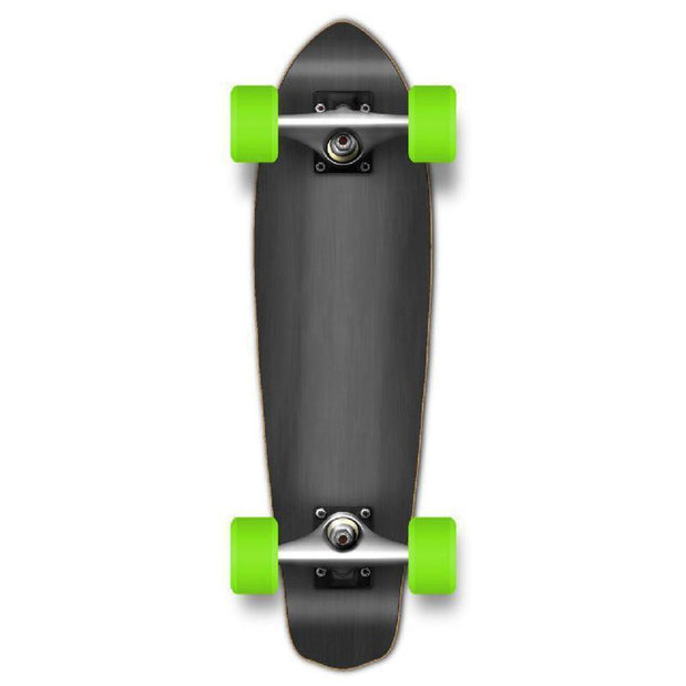 Punked Stained Black Micro Cruiser - Longboards USA