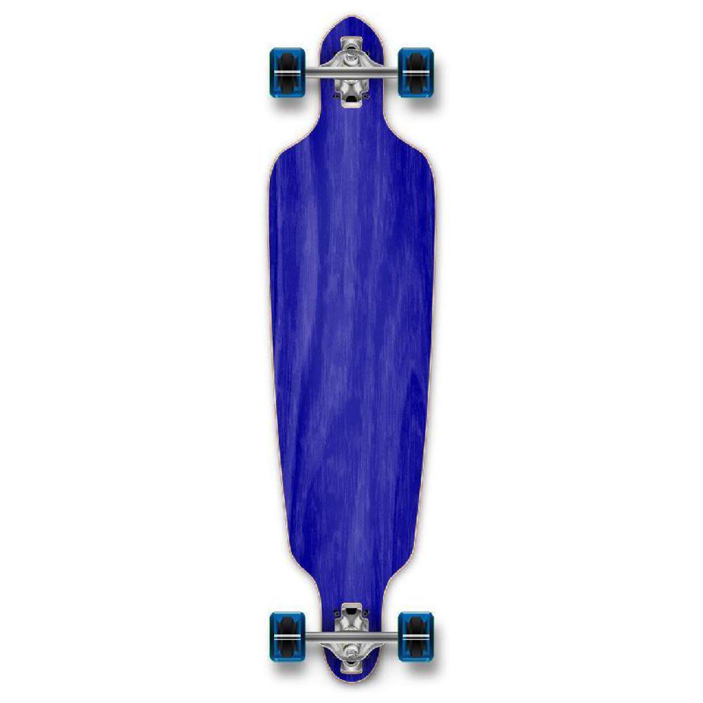 Punked Stained Blue Drop Through Blank Longboard - Longboards USA