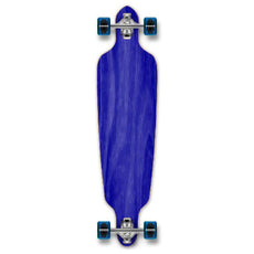 Punked Stained Blue Drop Through Blank Longboard - Longboards USA