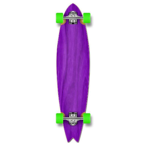 Punked Stained Purple Fishtail Blank Longboard - Longboards USA
