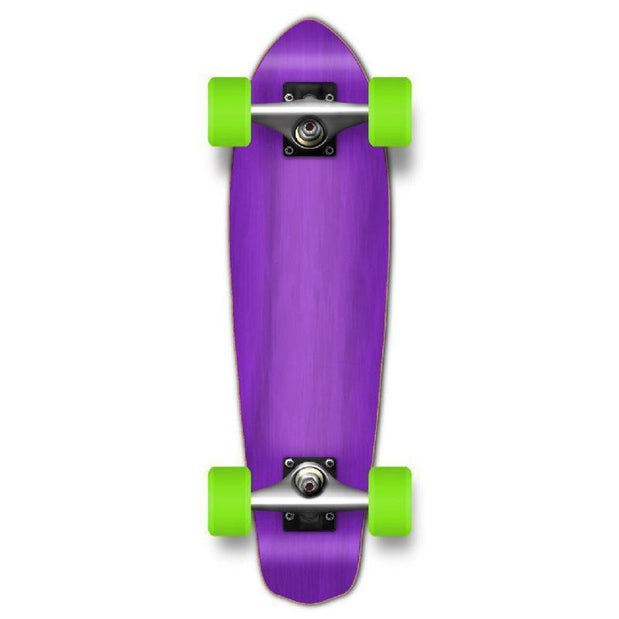 Punked Stained Purple Micro Cruiser - Longboards USA