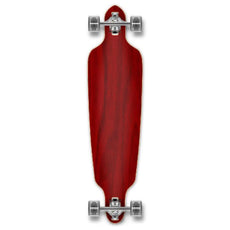 Punked Stained Red Drop Through Blank Longboard - Longboards USA