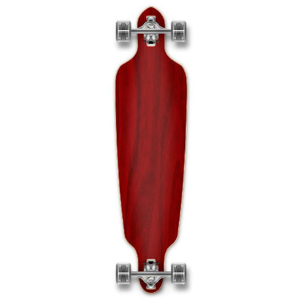 Longboard Red Punked Stained Red Drop Through 41