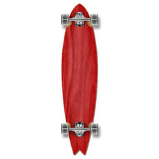 Punked Stained Red Fishtail Blank Longboard - Longboards USA