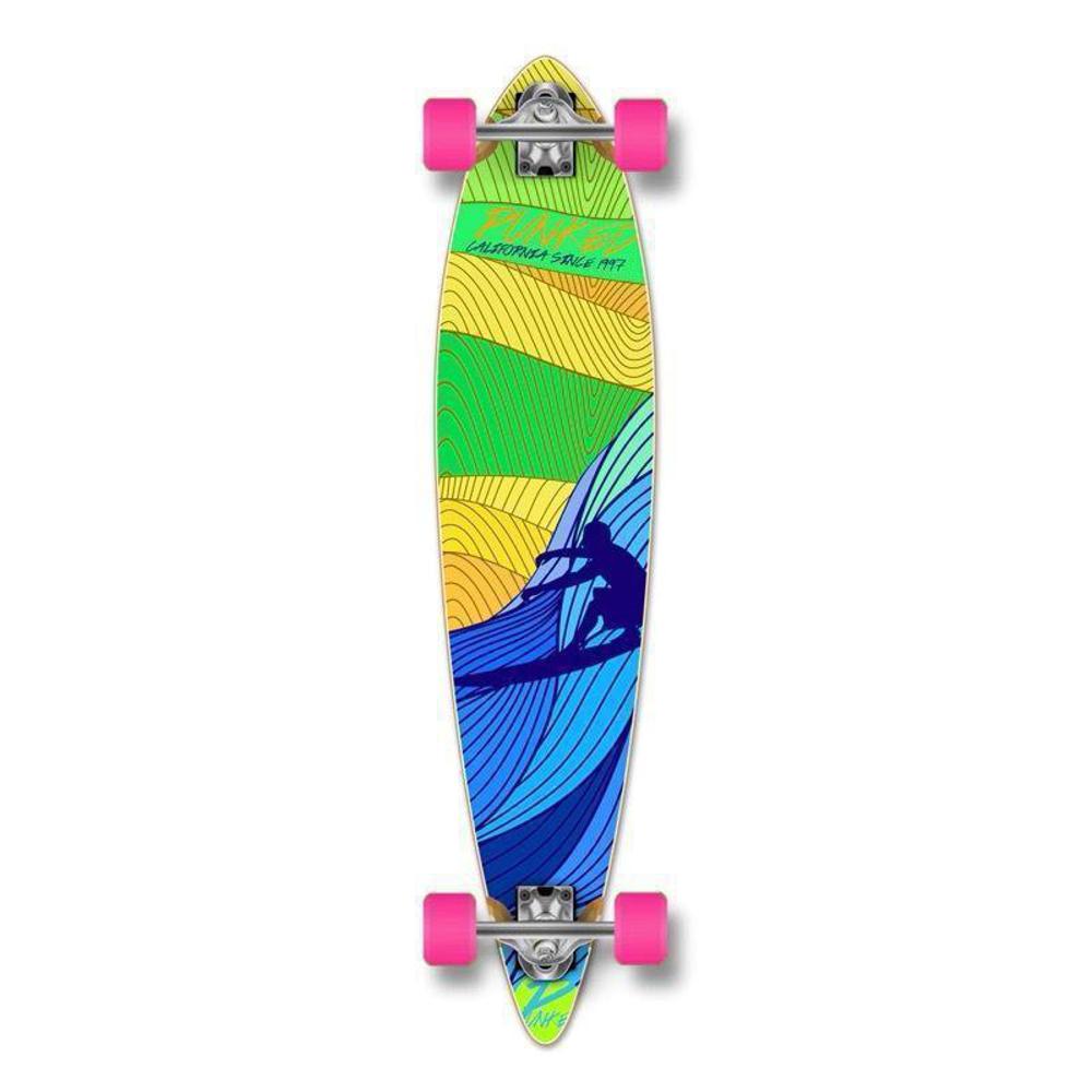 Punked Surf's up Pintail 40" Longboard - Longboards USA
