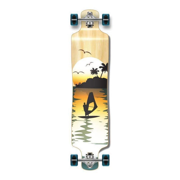 Punked Surfer Natural Lowrider Double Drop Longboard - Longboards USA