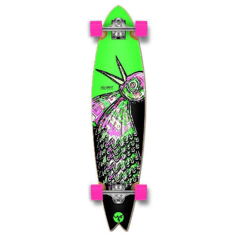 Punked The Bird Green Fishtail Longboard - Longboards USA