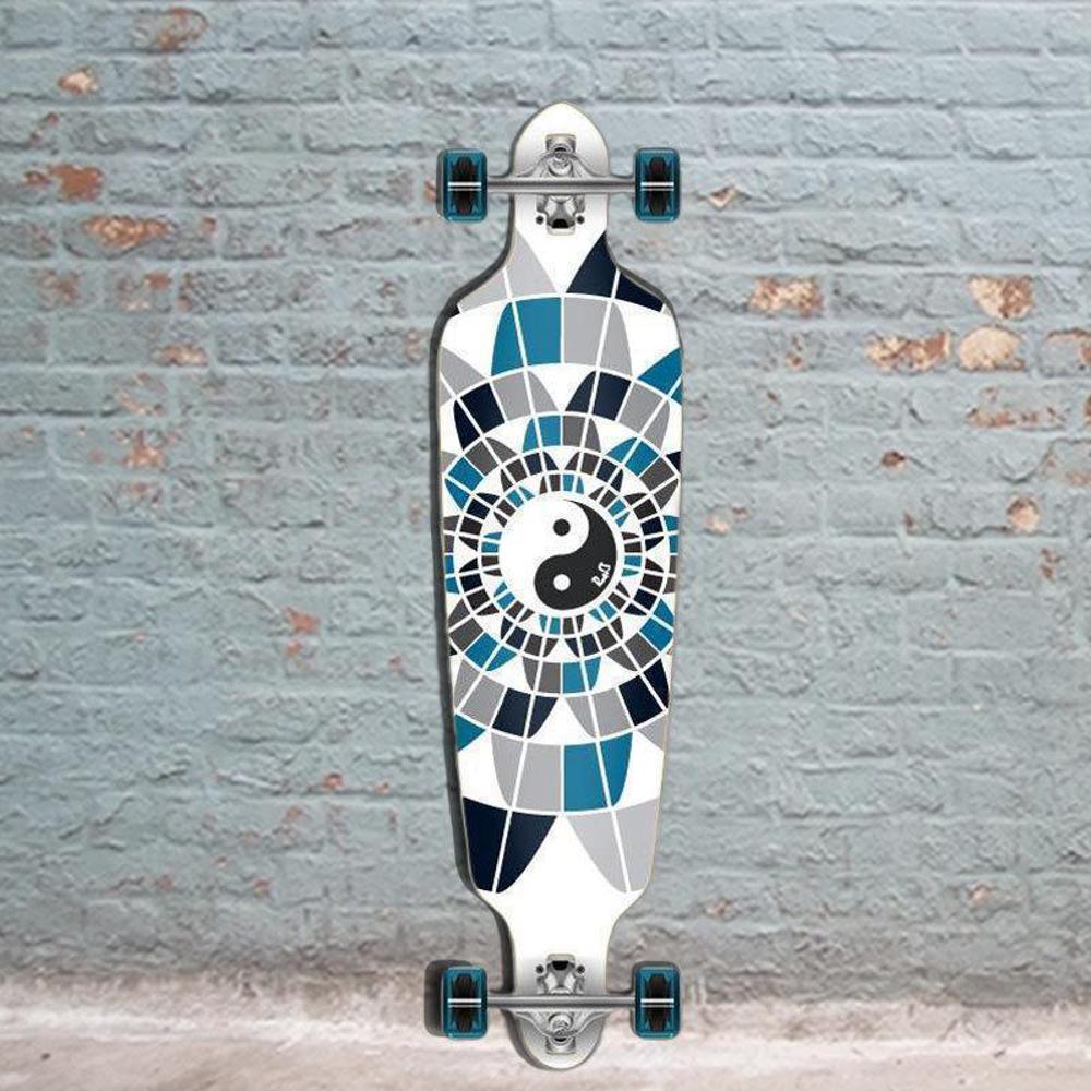 Punked Yin Yang Drop Through 40" Longboard Longboards USA