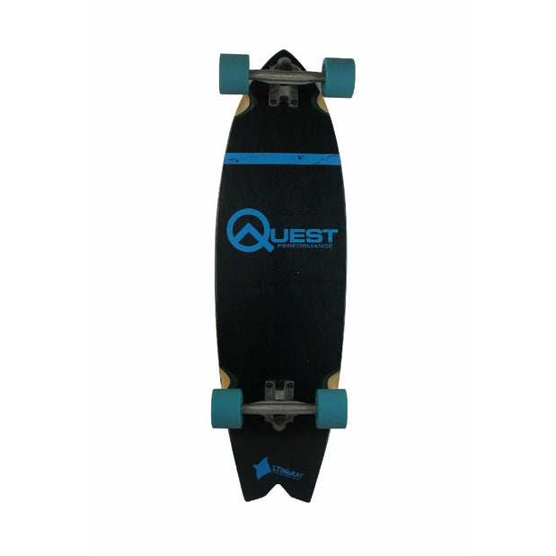 QUEST STING RAY BLUE 35 - Longboards USA