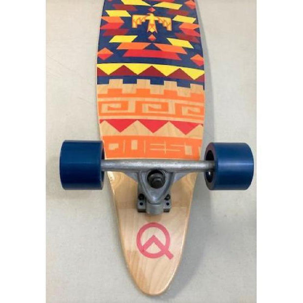 Quest Tribes 40″ Pintail Kicktail Longboard - Longboards USA