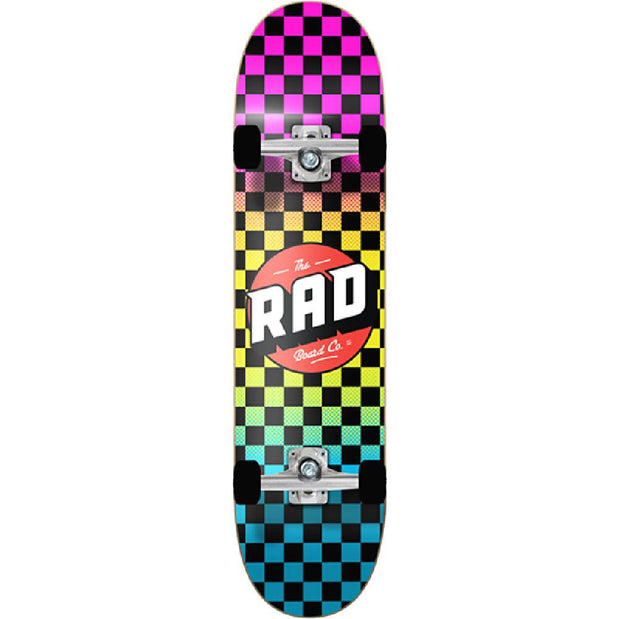 Rad Checker 2 Neon Fade 7.75" Skateboard - Longboards USA
