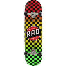 Rad Checker Rasta Fade 8.0" Skateboard - Longboards USA