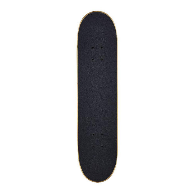 RAD Checker Stripe Black/White 8.0" Complete Skateboard - Longboards USA