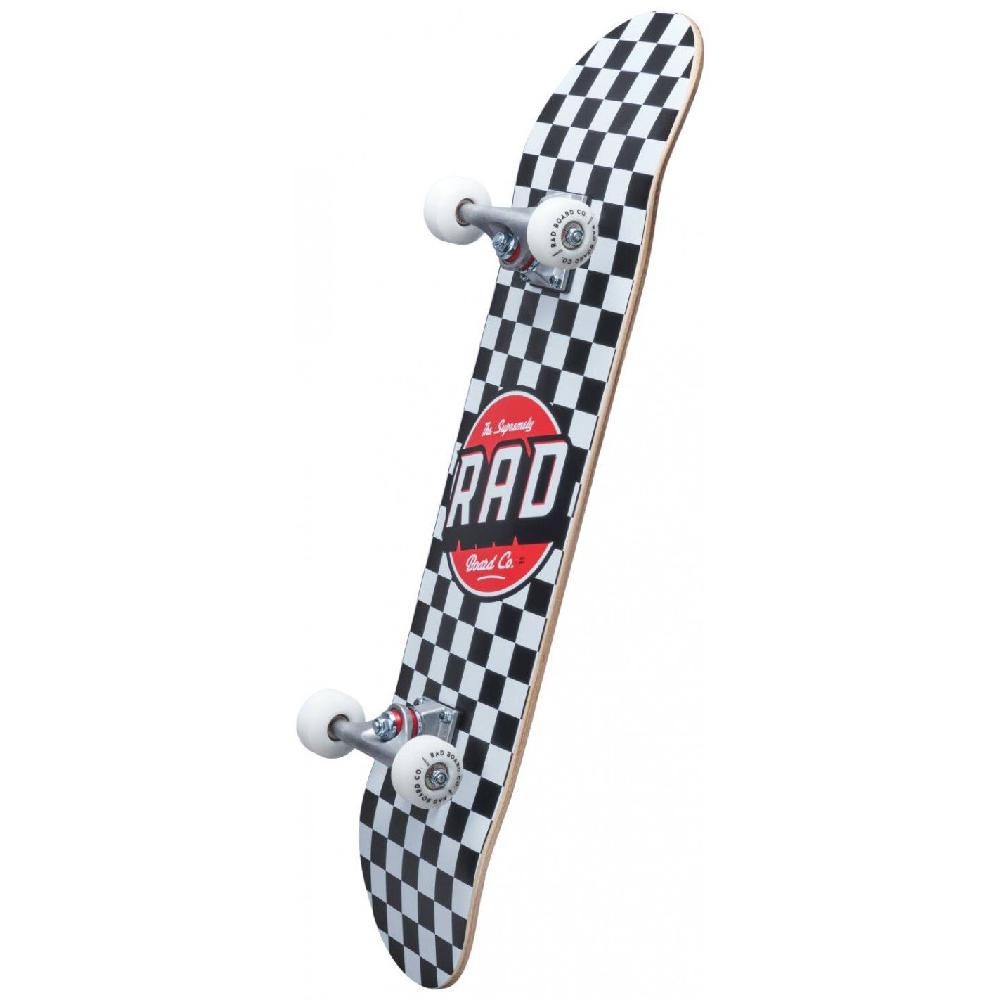 Rad Chequer Rad Checker White and Black 7.5