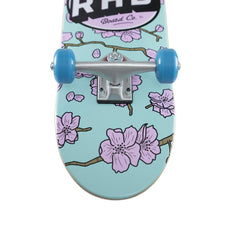Rad Cherry Blossom Pink/Blue 7.75" Complete Skateboard - Longboards USA
