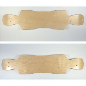 Raven Top Mount Double Kick Longboard 38" maple - Deck - Longboards USA