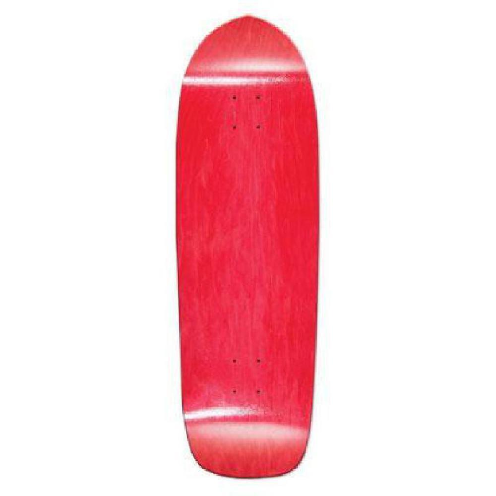 Red Skateboard Deck Blank Old School Deck 33 x 10 - Longboards USA