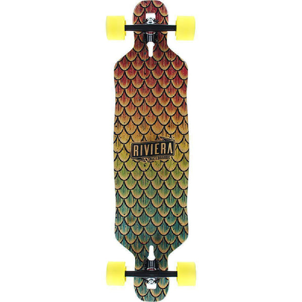 Riviera Beta Fish Drop Through 38" Longboard - Longboards USA