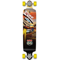 Route 66 Punked Diner Drop Down Longboard 41" - Longboards USA
