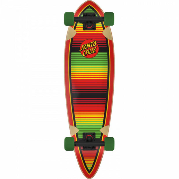 Santa Cruz Serape Dot 33" Pintail Longboard Complete - Longboards USA