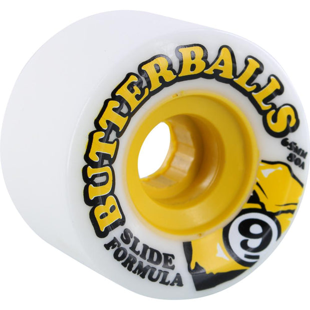 Sector 9 Slide Butterballs 65Mm 80A White Skateboard Wheels - Longboards USA