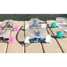 Shark Wheel 60mm Clear With Pink Hub California Roll Skateboard Wheels - Longboards USA