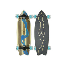 Shark Wheel River Cruiser 29.5" Skateboard (Handmade Board) - Longboards USA