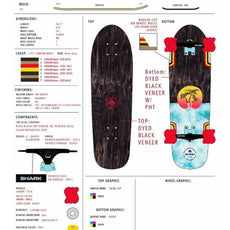 Shark Wheel Sunset 31" Cruiser Skateboard - Longboards USA