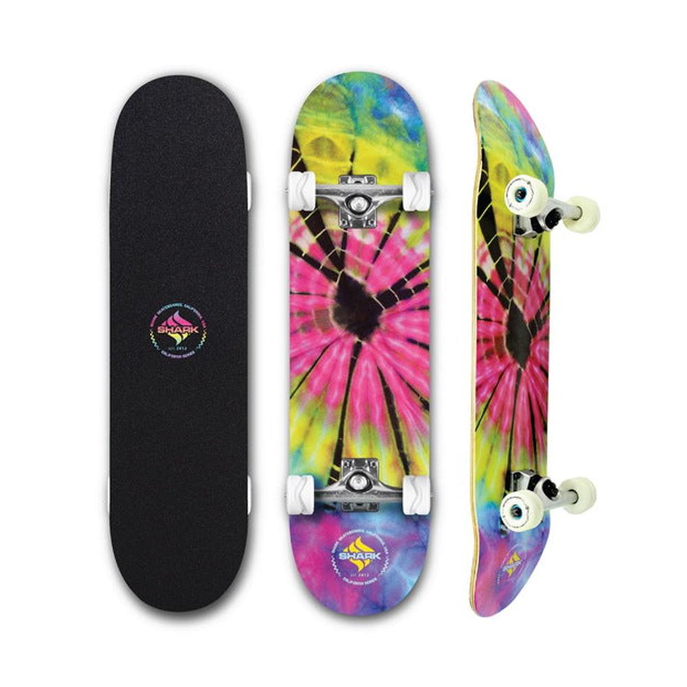 Shark Wheel Tie Dye Street 8.125" Skateboard - Longboards USA