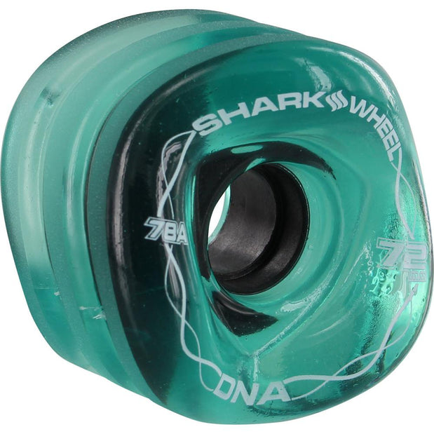 Shark Wheel Transparent Emerald DNA 72MM Longboard Wheels - Longboards USA
