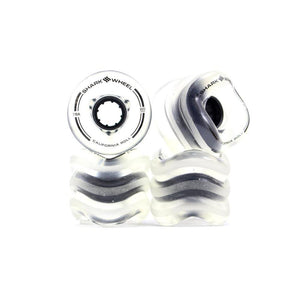 Shark Wheels Clear With Black Hub California Roll 60mm 78a - Longboards USA