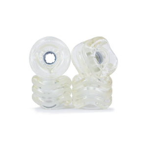 Shark Wheels Longboard - 72MM, 78A Clear with White Hub DNA - Longboards USA