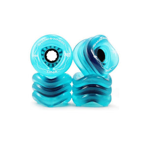 Shark Wheels Longboard - 72MM, 78A Transparent Blue DNA - Longboards USA
