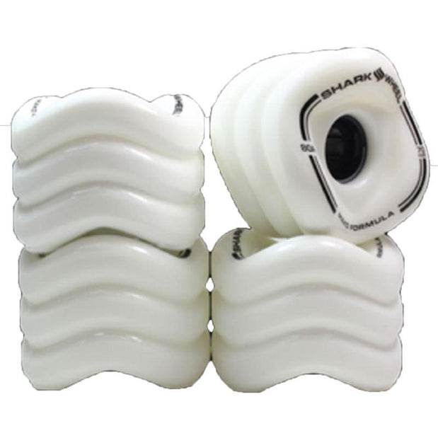 Shark Wheels Longboard - Mako 70mm - White - Longboards USA