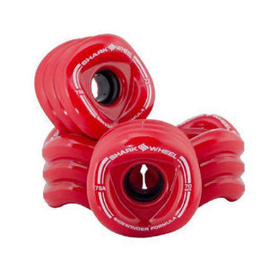 Shark Wheels longboard Red Sidewinder 70mm 78a - Longboards USA