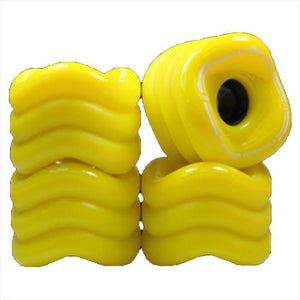 Shark Wheels longboard Yellow Sidewinder 70mm 78a - Longboards USA